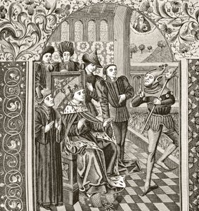 Un bufón de la corte, 1878 de English School